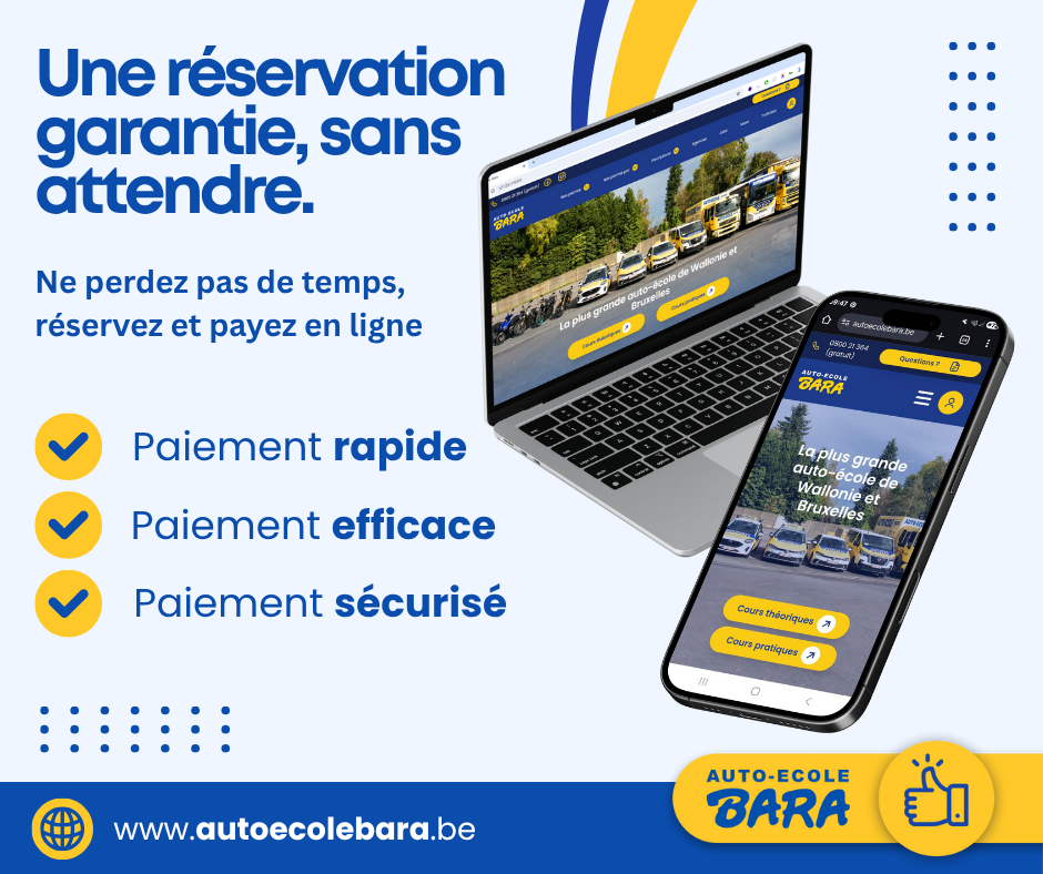 Une réservation garantie, sans attendre.
